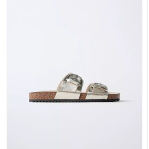 Zara Kids Metallic Sandals